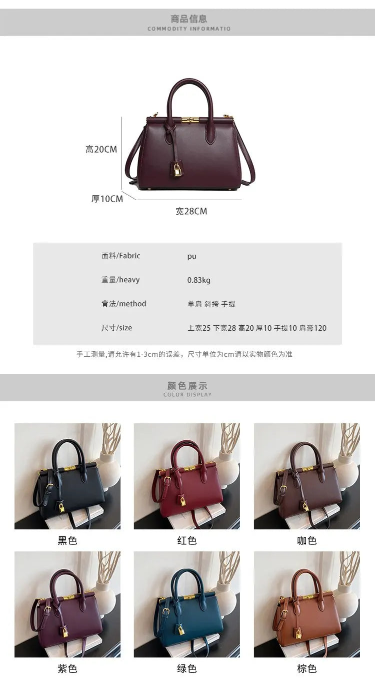 Stylish Large Single Shoulder Bag For Women 2026 Spring Collection Zipper Closure Handbag Ladies Shoulder Tote Purse