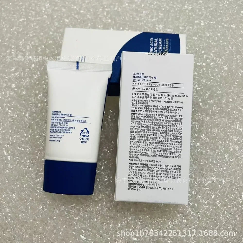 Isntree Hyaluronic Acid Natural Leaf Sunscreen Hyaluronic Acid Refreshing UV-proof No Traces