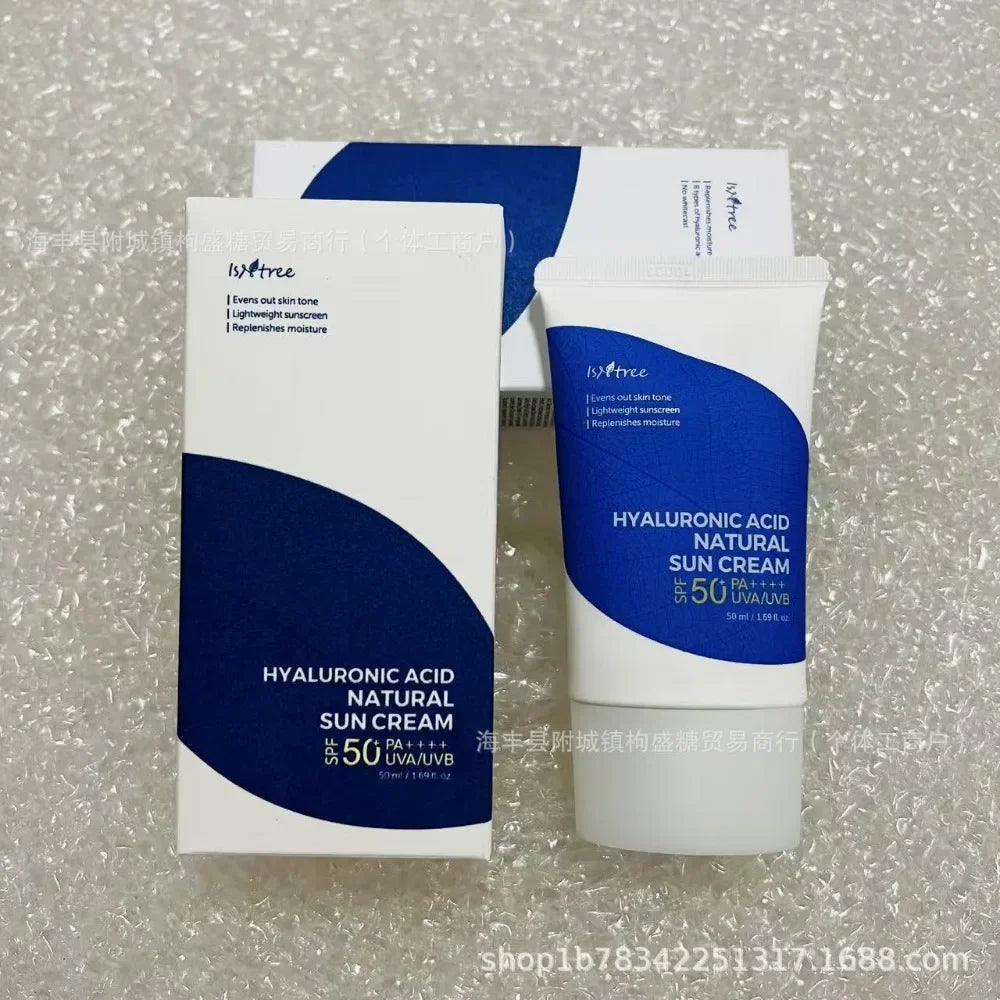 Isntree Hyaluronic Acid Natural Leaf Sunscreen Hyaluronic Acid Refreshing UV-proof No Traces