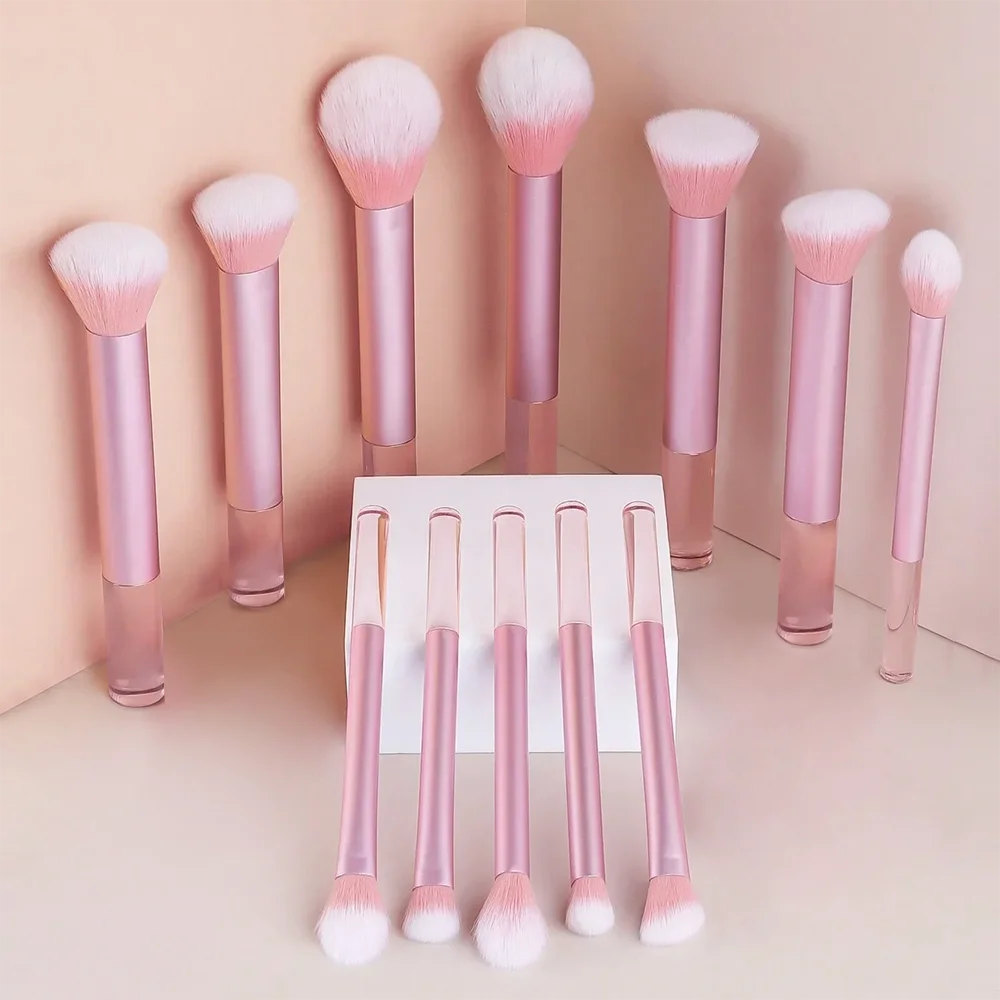 Makeup Brushes and Sponges Set, Pink Makeup Puff, Beauty Egg, Headband, Wristband Remover Kit, Makeup Tool, Gift 20-32pcs