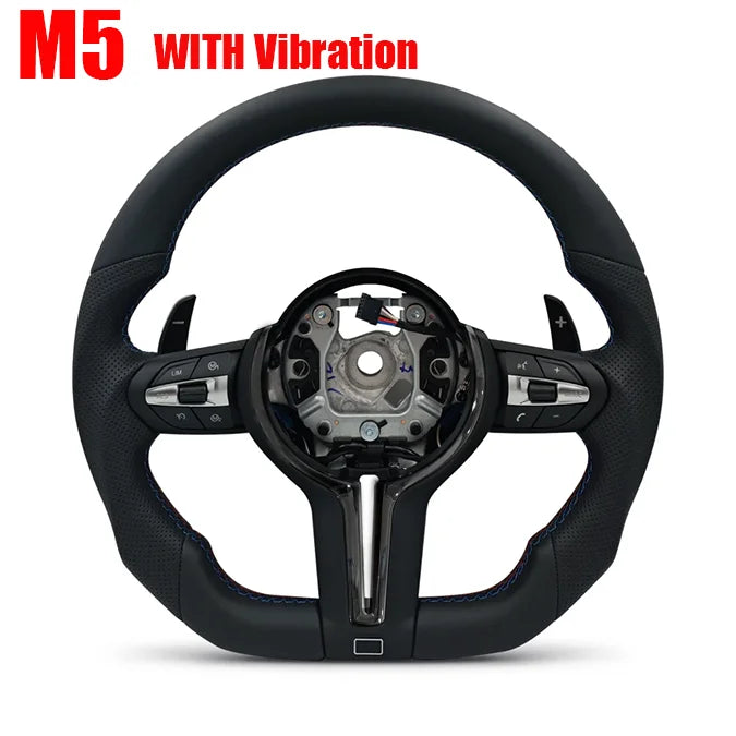 M Sport Steering Wheel for BMW Flat Bottom F01 F06 F10 F11 F12 F20 F21 F22 F25 F26 F30 F31 F32 F33 F34 F36 M3 F80 M4 F82 M5 F90