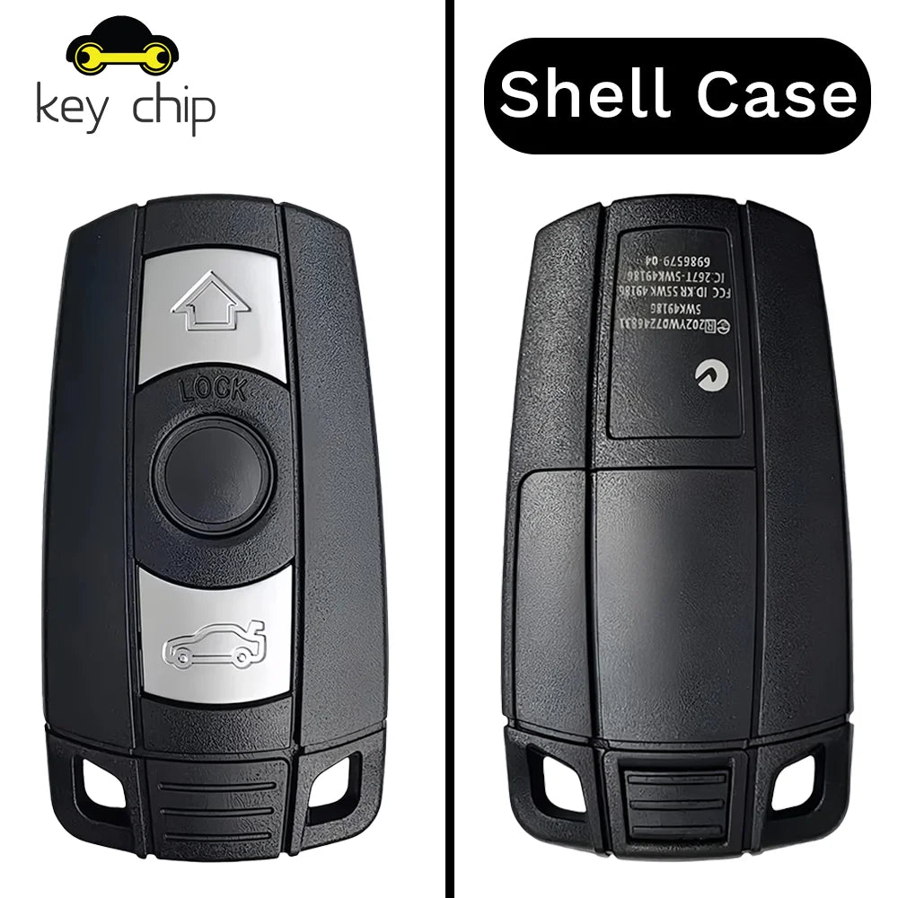 For BMW 1 3 5 6 Series E90 E91 E92 E93 E60 Series 2006-2015 3 Buttons Remote Car Key Shell Case KR55WK49186 KR55WK49147