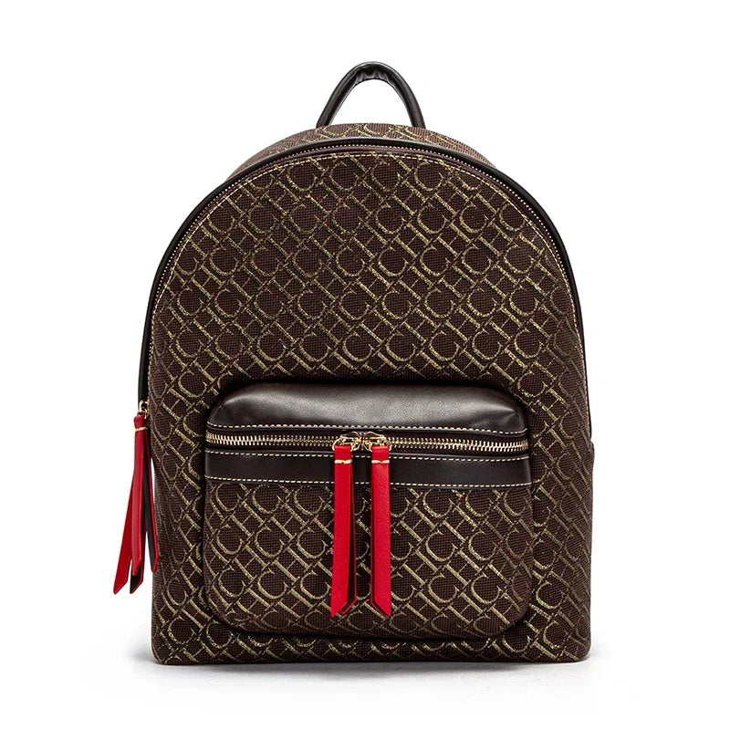 CH Luxury Brand Backpack New Designer Large Capacity Fashionable Versatile Campus Bag for Male and Female Students