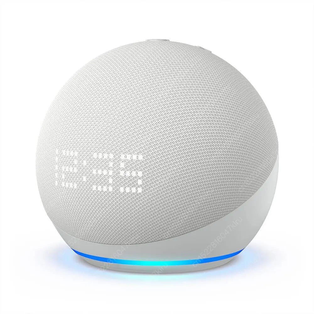 Original Alexa Dot Pop 5th Generation Smart Mini Wifi Home BT Alexa Speaker Horn with Sound Control Voice Assistant and Clock