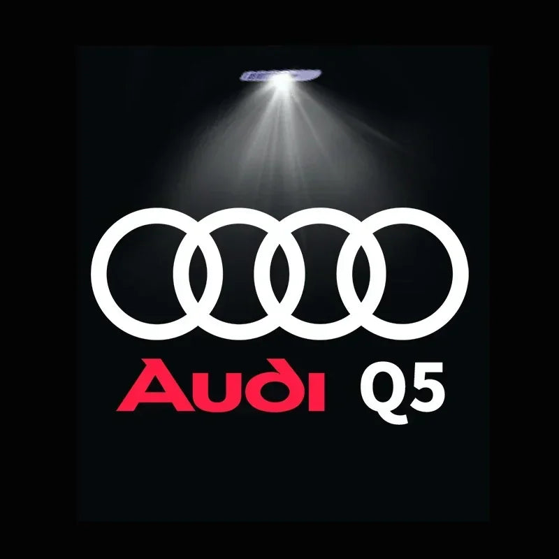 Led Car Door logo Welcome Light For Audi A4 B5 B6 B7 B8 B9 A1 A3 8V 8P 8L A6 C5 C6 C7 A5 A7 A8 Q3 Q5 Q7 TT S3 S6 Sline Quattro