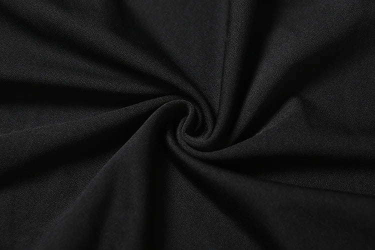 Weird Puss Chic Turtleneck T-Shirt 2-Piece Set Women Classic New Trend Long Gloves+Short Sleeve Crop Tees Fashion Streetwear