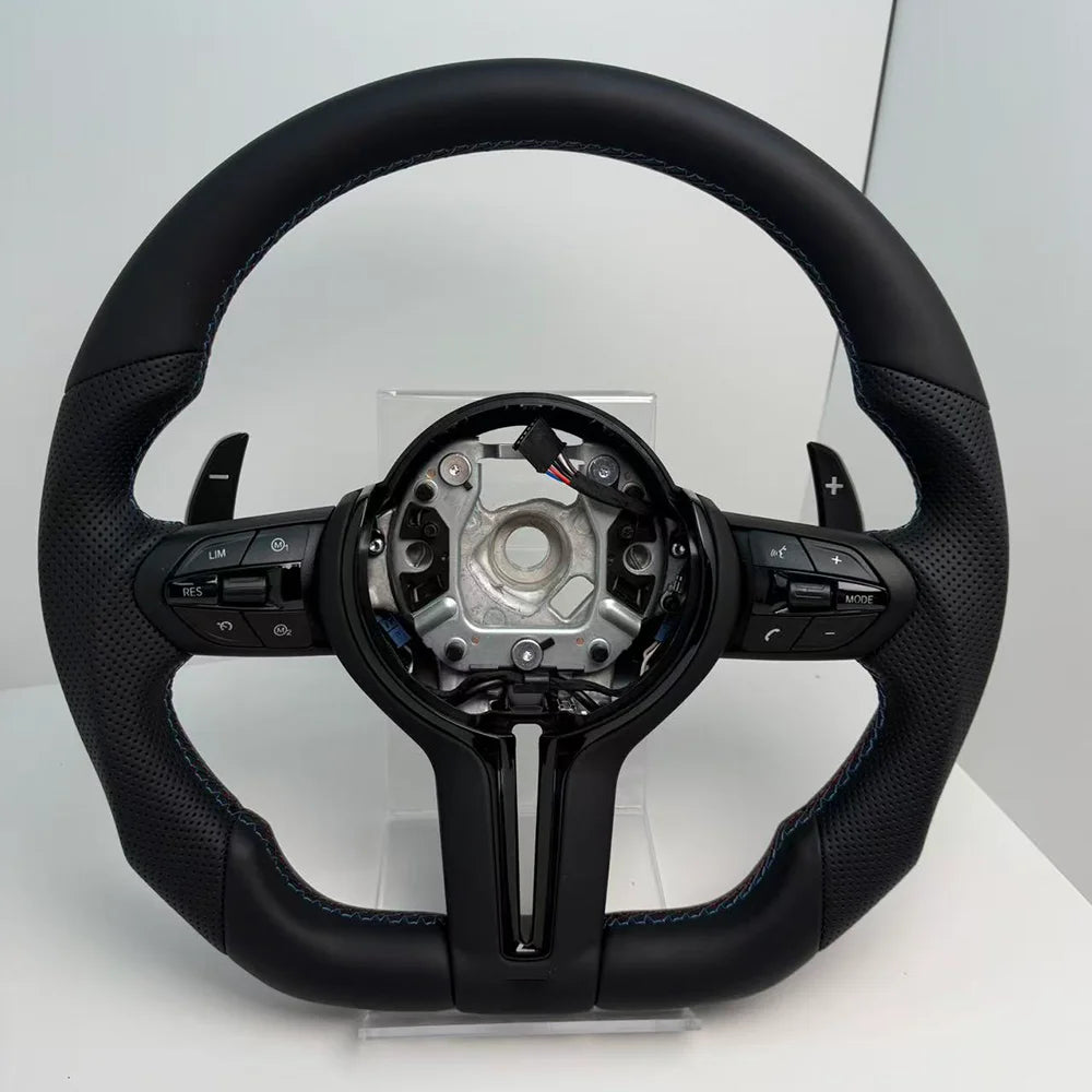 M Sport Steering Wheel for BMW Flat Bottom F01 F06 F10 F11 F12 F20 F21 F22 F25 F26 F30 F31 F32 F33 F34 F36 M3 F80 M4 F82 M5 F90