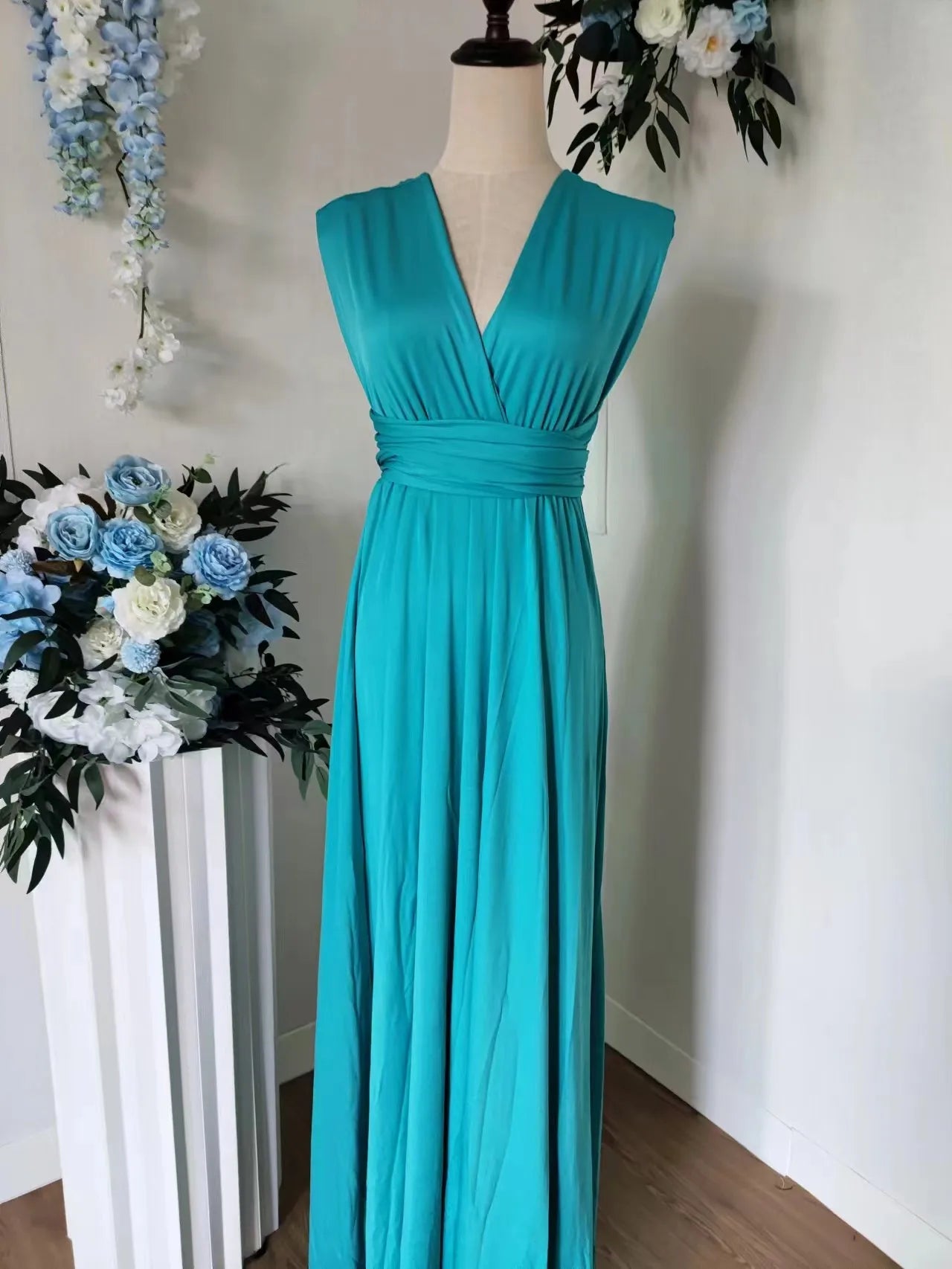 Rust Bridesmaid Dress Infinity Multiway Maxi Bridesmaid Dress Formal Wrap Wedding Evening Dress Wedding Cocktail Floor Length
