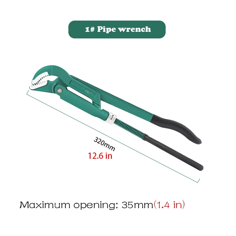 Multifunctional Chickpew Pliers Large Opening Hose Pliers Plumbing Multi-Wrench Quick Pipe Wrench Heavy Hand Tools