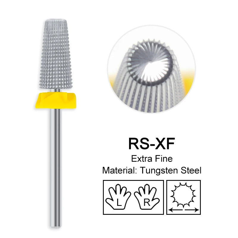 Milling Cutter Golden Carbide Nail Drill Bits For Electric Nail Drill Manicure Machine Pedicure Nail Files Accessories