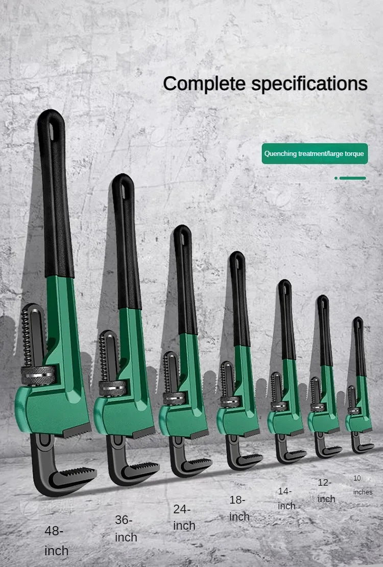 Heavy Duty Pipe Pliers Industrial Plumbing Wrenches Torque Wrench Universal Plumbing Removal and Installation Tool Hand Tools