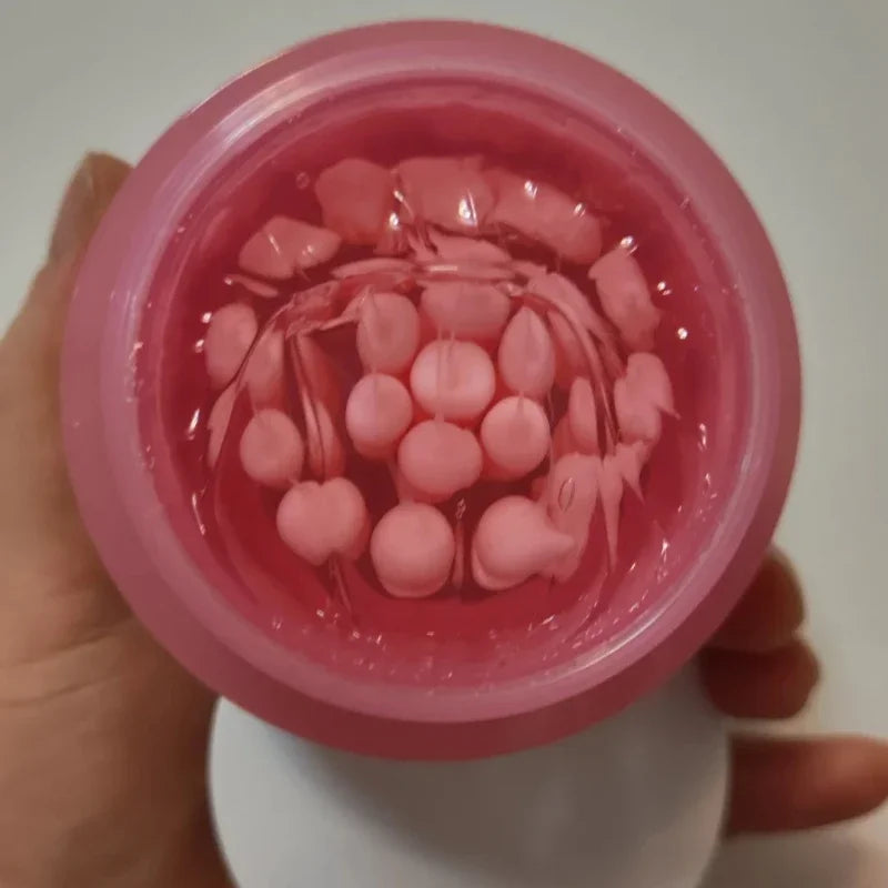 Pink Collagen PDRN Capsule Cream with Niacinamide Cream for Uneven Skin Tone Lightweight Face Moisturizer Non Greasy care