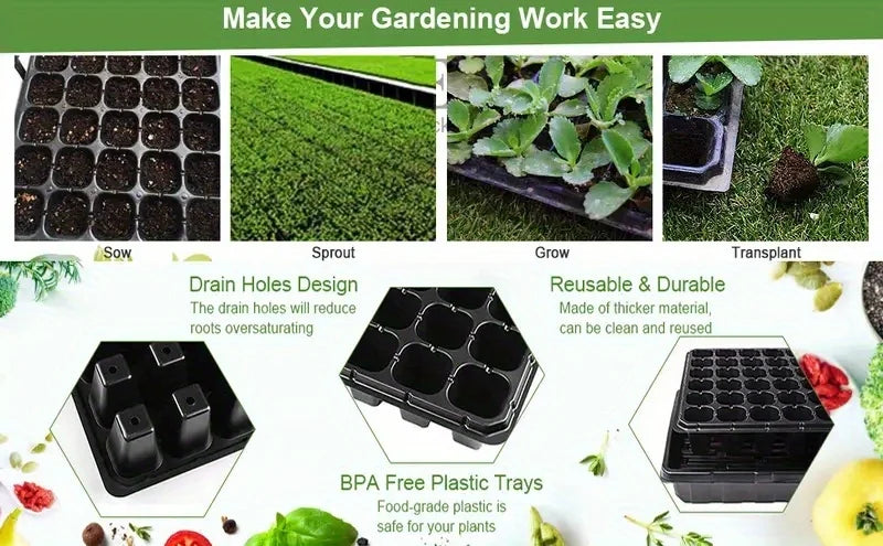 10, nursery tray, greenhouse germination and growth tray, courtyard, lawn, gardening, planting nursery, agricultural plant germi