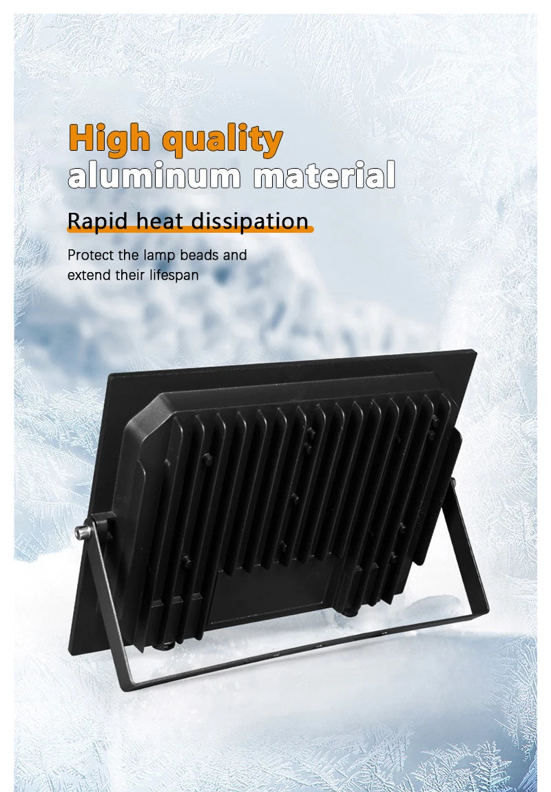 Outdoor IP66 Waterproof Path Light Spotlight LED Floodlight AC220V 10W 20W 30W 50W 100W 200W Outdoor Garden Porch Courtyard Lamp