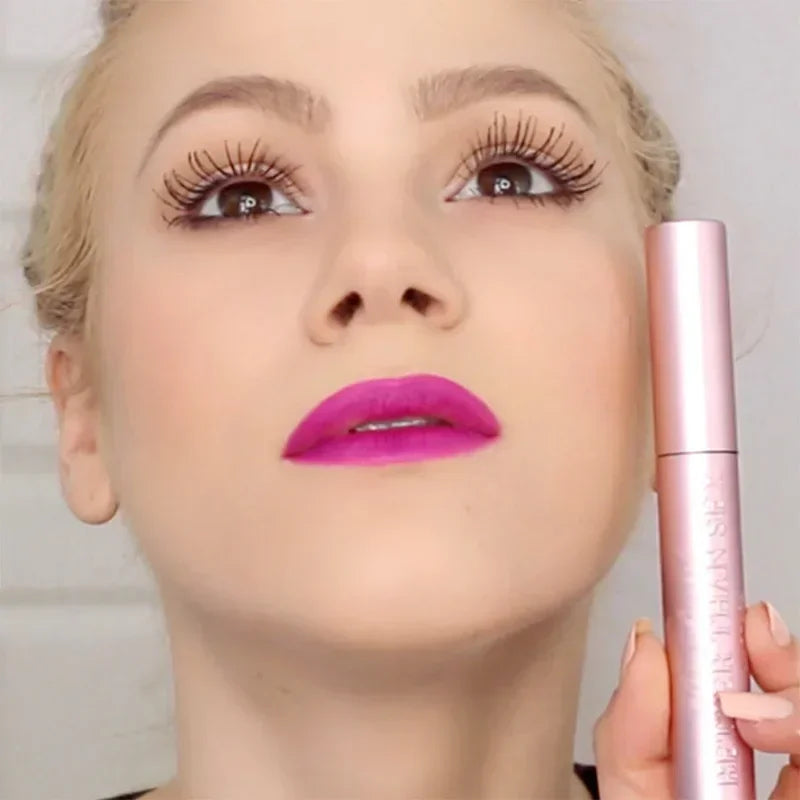 Better Than Sex Mascara make up Big Eyes Nourish Waterproof Sweatproof Bushy Long Volume Pink Aluminum Smooth Makeup 8ml