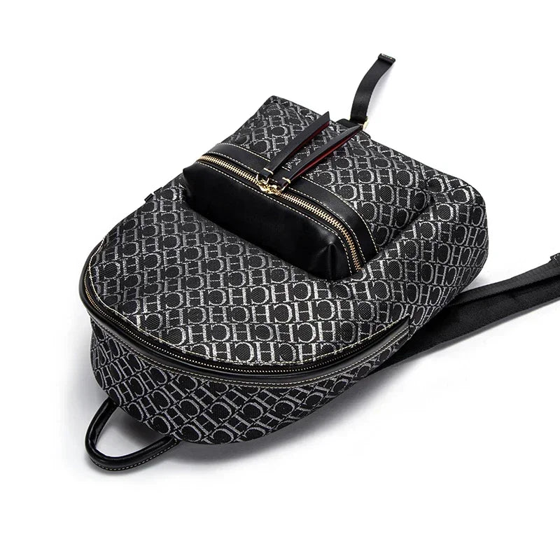 CH Luxury Brand Backpack New Designer Large Capacity Fashionable Versatile Campus Bag for Male and Female Students