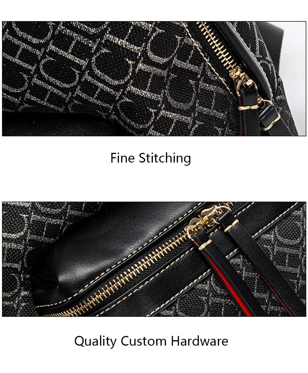 CH Luxury Brand Backpack New Designer Large Capacity Fashionable Versatile Campus Bag for Male and Female Students
