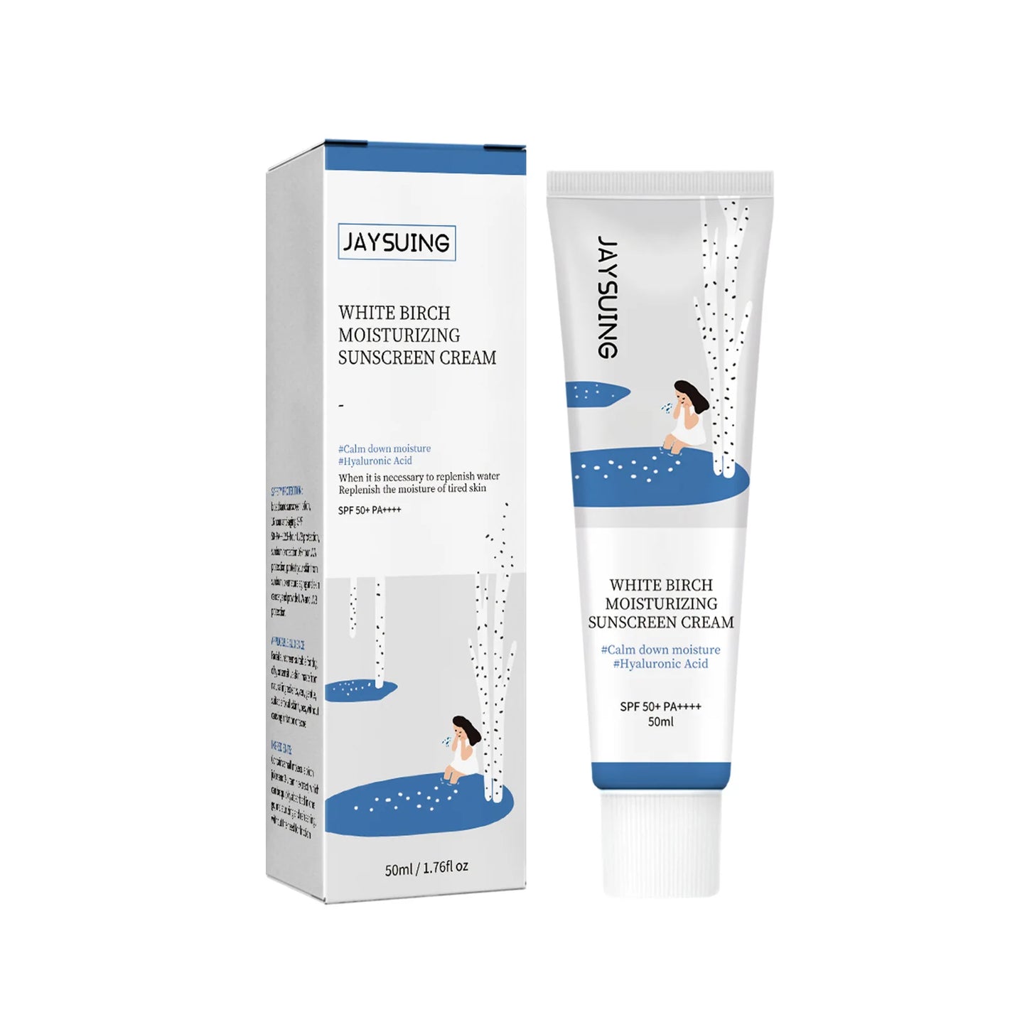 Round LAB Sunscreen for Face PF50+ PA++++ Sun Cream Birch Juice Moisturizing Skin Care Strong UV Protection Sunscreen