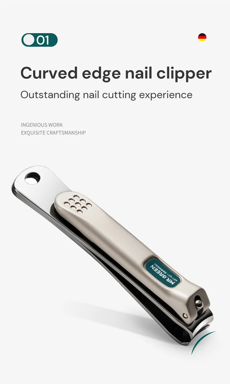 MR.GREEN Manicure Set 12 In 1 Full Function Kit Professional Stainless Steel Pedicure Sets With Leather Portable Case Idea Gift