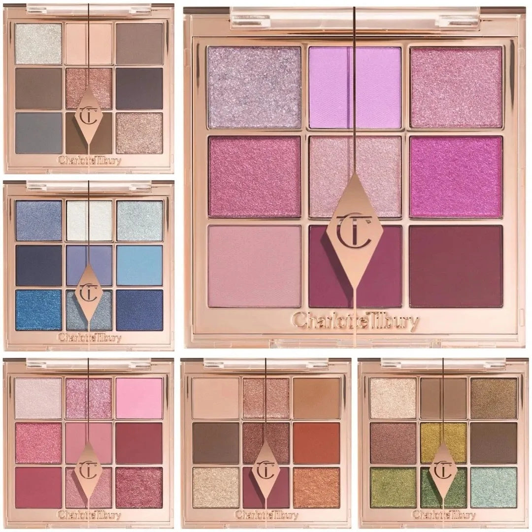 Charlotte Tilbury Aesthetic Scenery Eye Shadow Starlight Pink Soft Light Bicolor Disc Two Color Love Treasure Box Powder Blusher