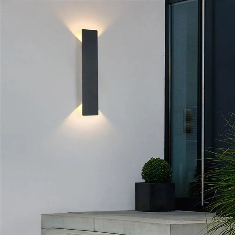 Modern Led Waterproof Outdoor Up Down Wall Lamp  Aluminum 18w LED Wall Light Indoor Decorated Wall Sconce