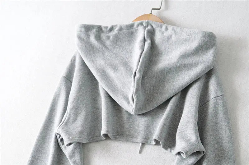 With Hat Hoodies Women Basic Design Young Korean Fashion Mujer All-match Teens Simple Cool Loose Y2k Cozy Street Wear Popular