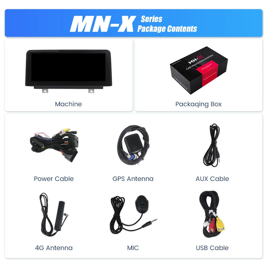 Navifly 1920*720 HD Screen Intelligent Systems Android 14 CarPlay Auto Car Radio BT For BMW 3 Series F30 F31 F34 F32 F33 F36 NBT