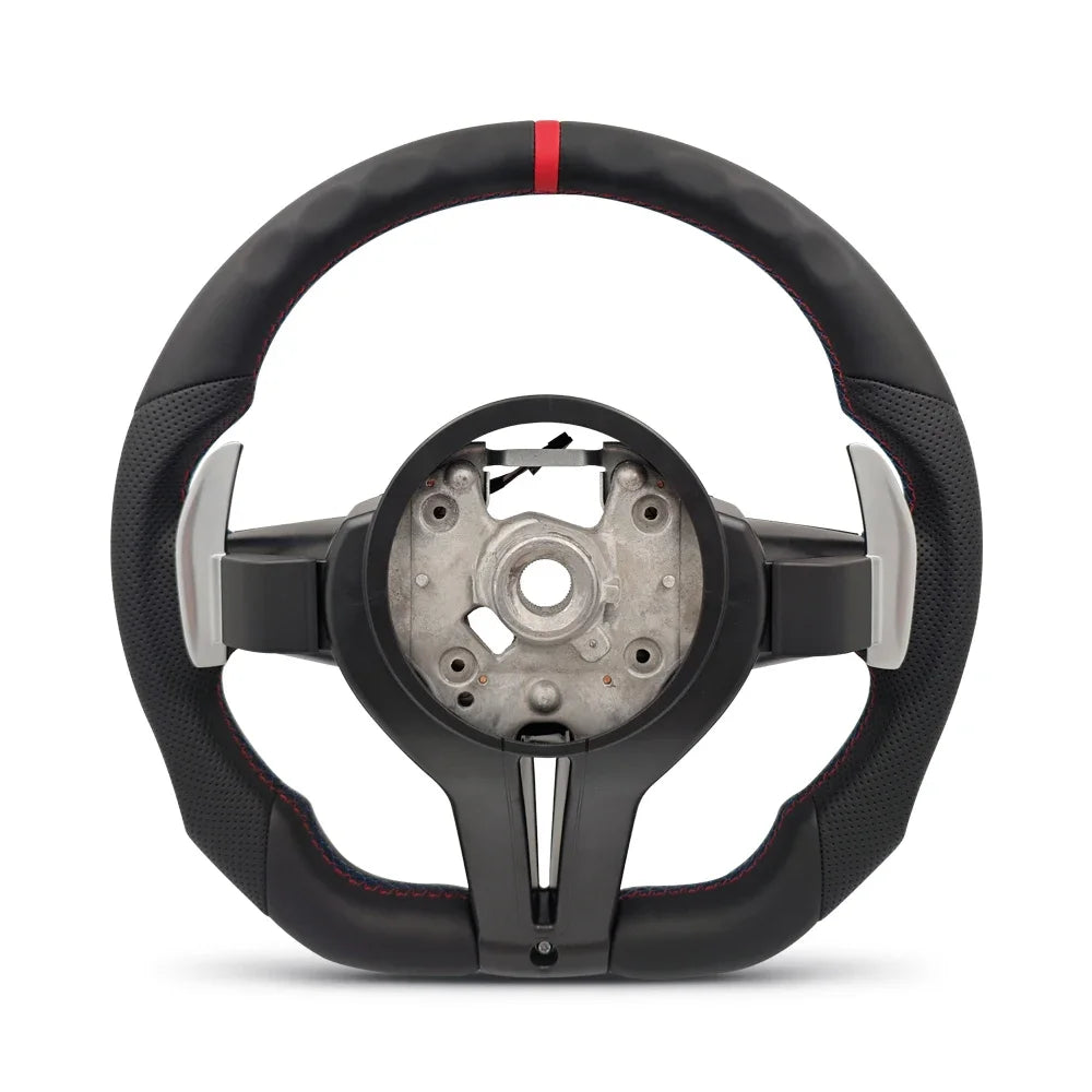 M Sport Steering Wheel for BMW Flat Bottom F01 F06 F10 F11 F12 F20 F21 F22 F25 F26 F30 F31 F32 F33 F34 F36 M3 F80 M4 F82 M5 F90