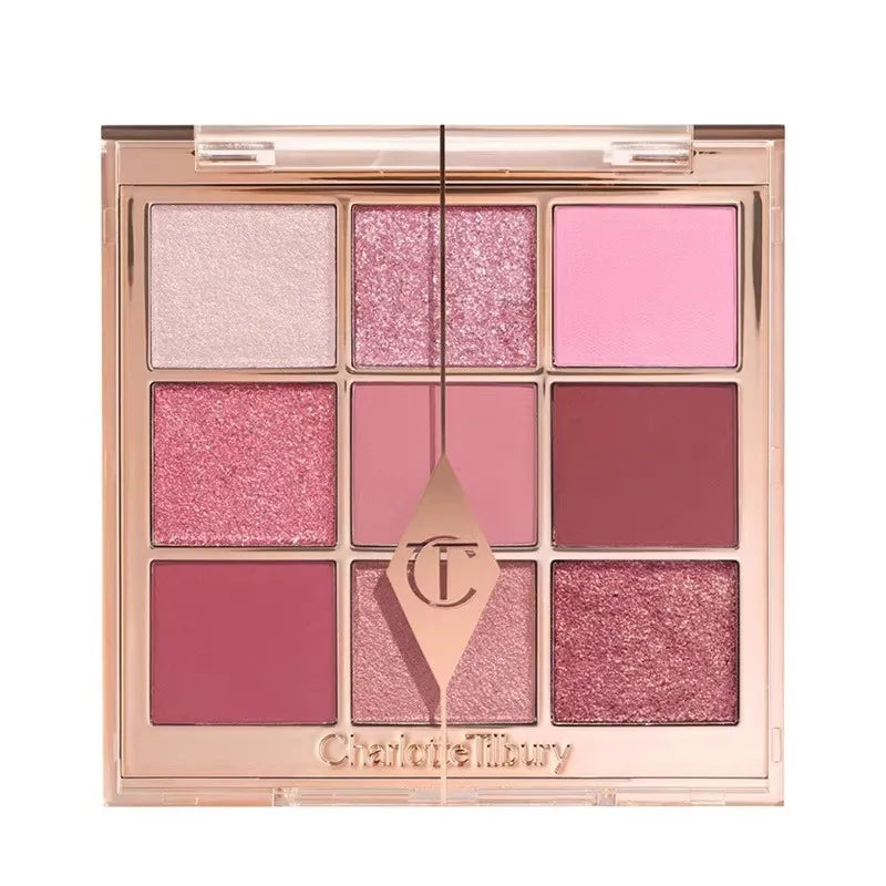 Charlotte Tilbury Aesthetic Scenery Eye Shadow Starlight Pink Soft Light Bicolor Disc Two Color Love Treasure Box Powder Blusher