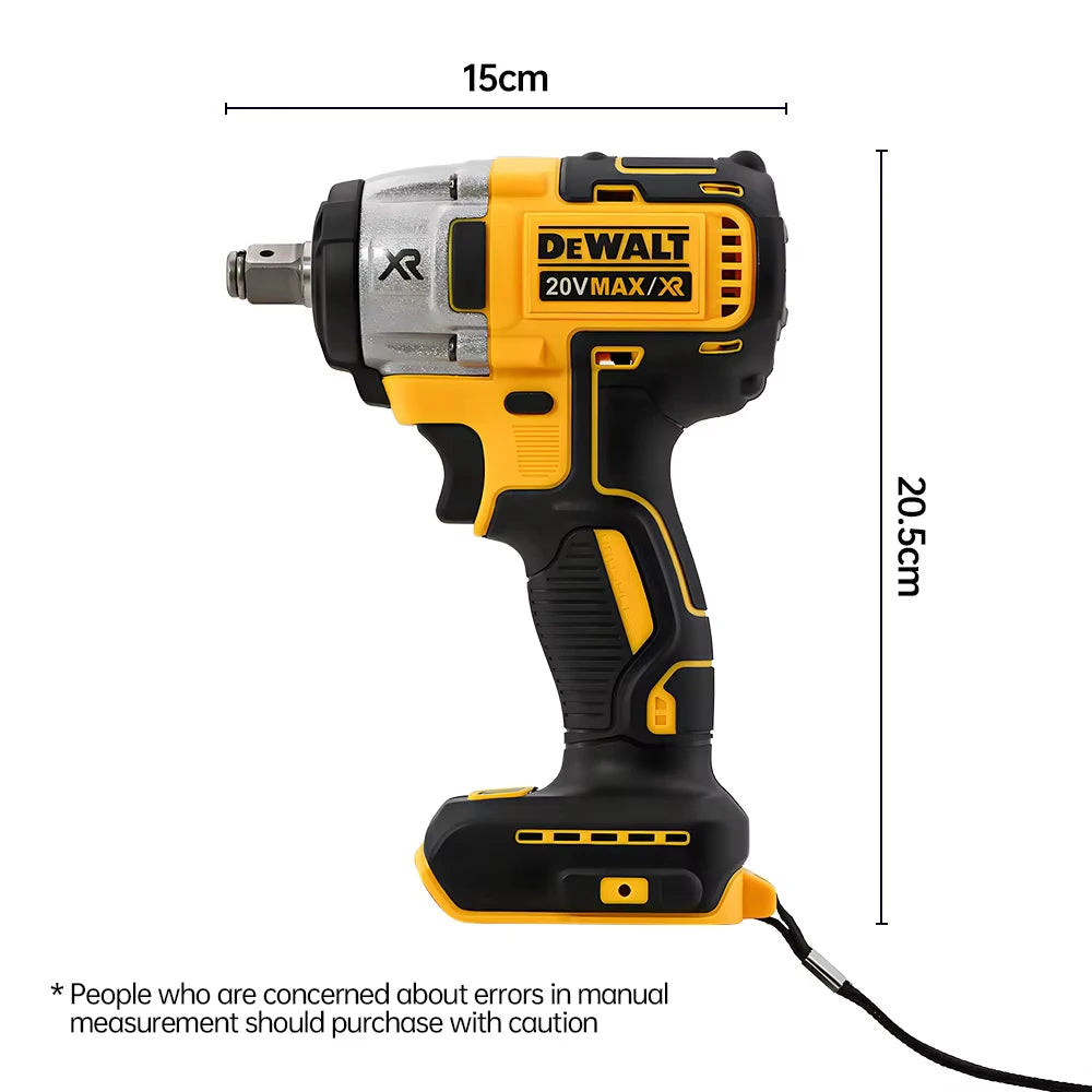 Dewalt DCF880 3300RPM Brushless Impact Wrench High Torque Cordless Electric Wrench Tire Repair Tool Rechargeable Power Tools