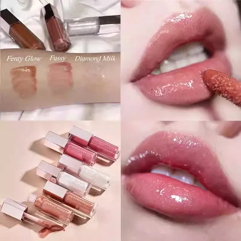 Cosmetics Fenty Beauty Hot Sale Lip Gloss Multicolor Moisten Shine Glitter Lip Plumper Makeup Beginner Liquid Lipstick Makeup