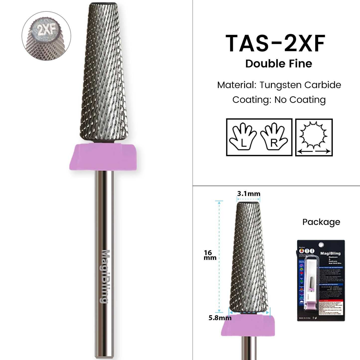 Milling Cutter Golden Carbide Nail Drill Bits For Electric Nail Drill Manicure Machine Pedicure Nail Files Accessories