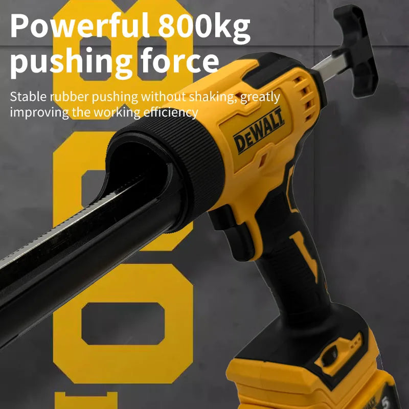 Dewalt Cordless Caulking Gun Electric Silicone Gun 6 Speeds Glass Glue Gun Filling Sealing Power Tool for Dewalt Battery