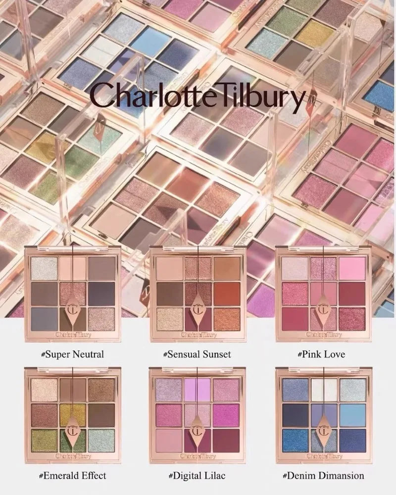Charlotte Tilbury Aesthetic Scenery Eye Shadow Starlight Pink Soft Light Bicolor Disc Two Color Love Treasure Box Powder Blusher