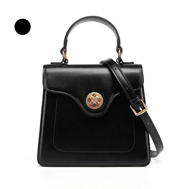Luxury Handbag New PU Material Square Bag French Style Elegant Retro Single Shoulder Crossbody Bag Wedding Banquet Commuter