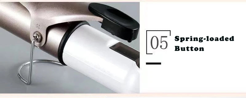 Hair Curlers Waves Electric Professional Ceramic Hair Curler Lcd Curling Iron Roller Curls Wand Waver Fashion Styling Tools