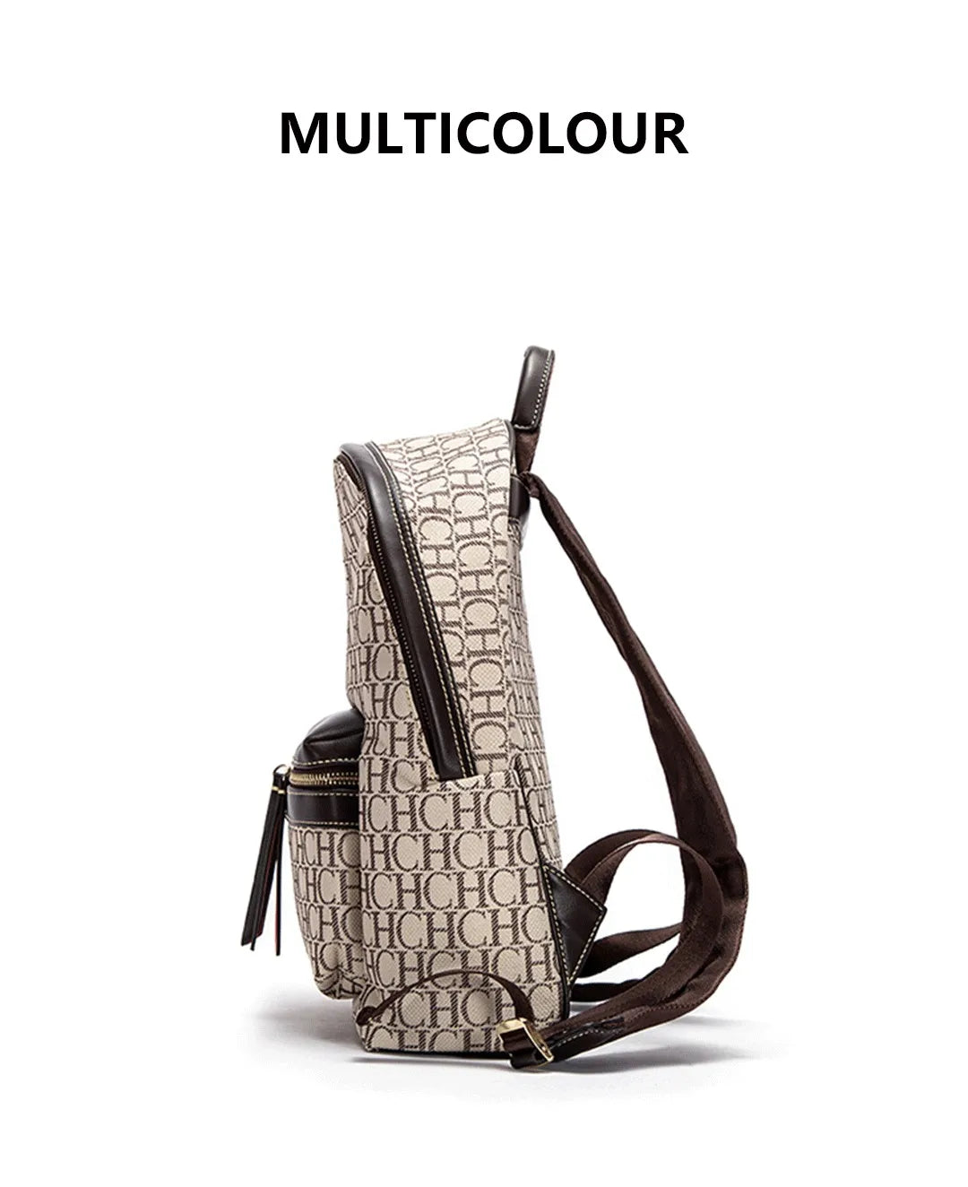 CH Luxury Brand Backpack New Designer Large Capacity Fashionable Versatile Campus Bag for Male and Female Students