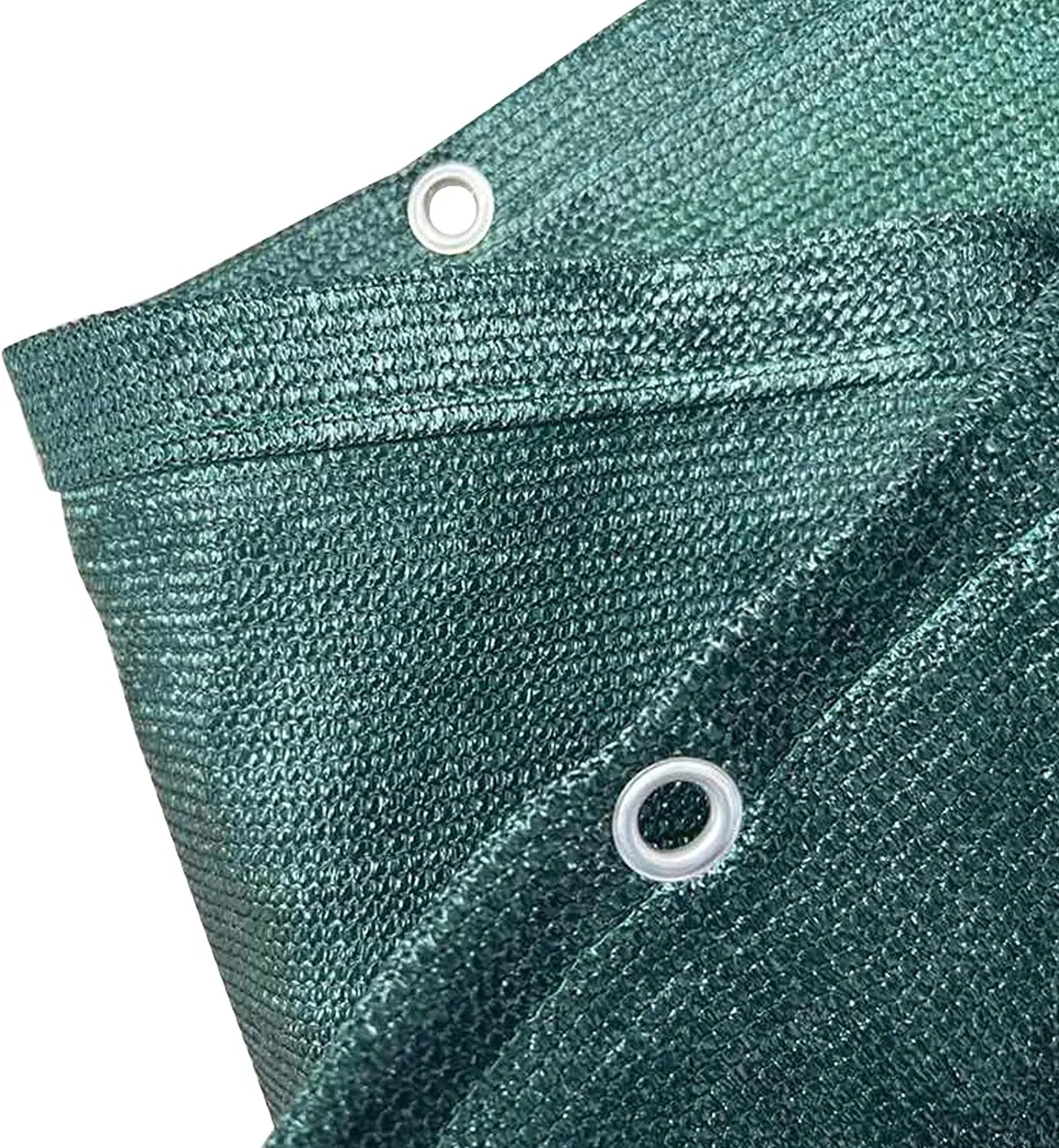 Dark Green Fence Privacy Screen Windscreen Cover Fabric Shade Tarp Netting Mesh Cloth for for Outdoor Fence Backyard, Patio