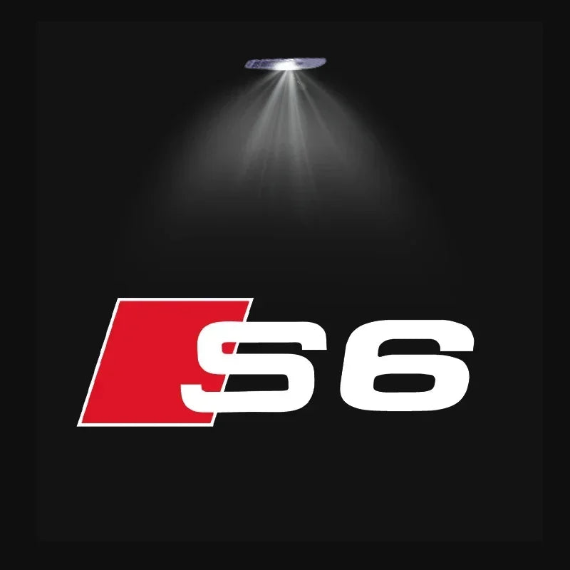 Led Car Door logo Welcome Light For Audi A4 B5 B6 B7 B8 B9 A1 A3 8V 8P 8L A6 C5 C6 C7 A5 A7 A8 Q3 Q5 Q7 TT S3 S6 Sline Quattro
