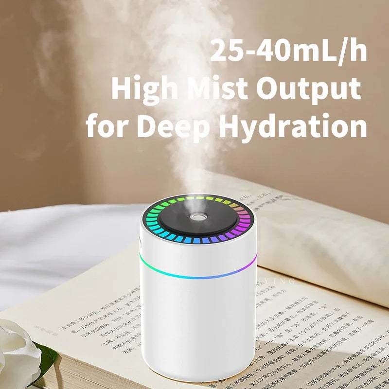 180ML Mini Air Humidifier USB Electric Aroma Diffuser Essential Oil Purifier Aromatherapy Mist Maker Lights For Car Home Bedroom
