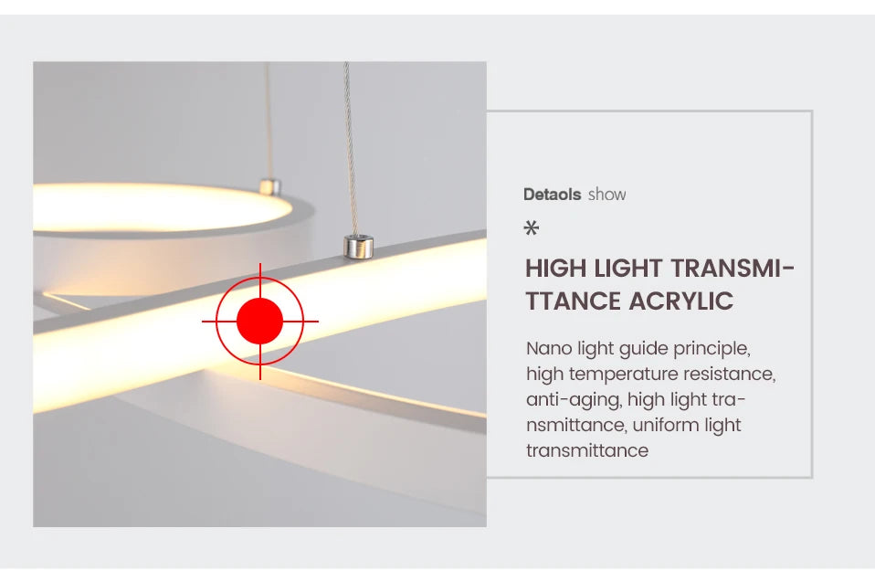 Modern Kitchen Island Pendant Lights Bar Table Dining Room Decor Hanging Lights Remote Dimming Kitchen Led Cord Pendant Lamp