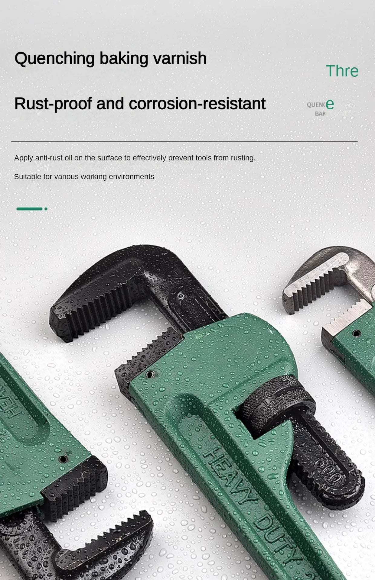 Heavy Duty Pipe Pliers Industrial Plumbing Wrenches Torque Wrench Universal Plumbing Removal and Installation Tool Hand Tools