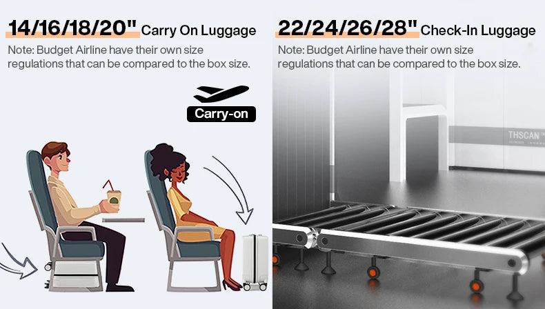 Mixi Carry On Luggage with Cup Phone Holder Hard Shell Rolling Travel Suitcase with Spinner Wheels 20 24 26 Inch M9290