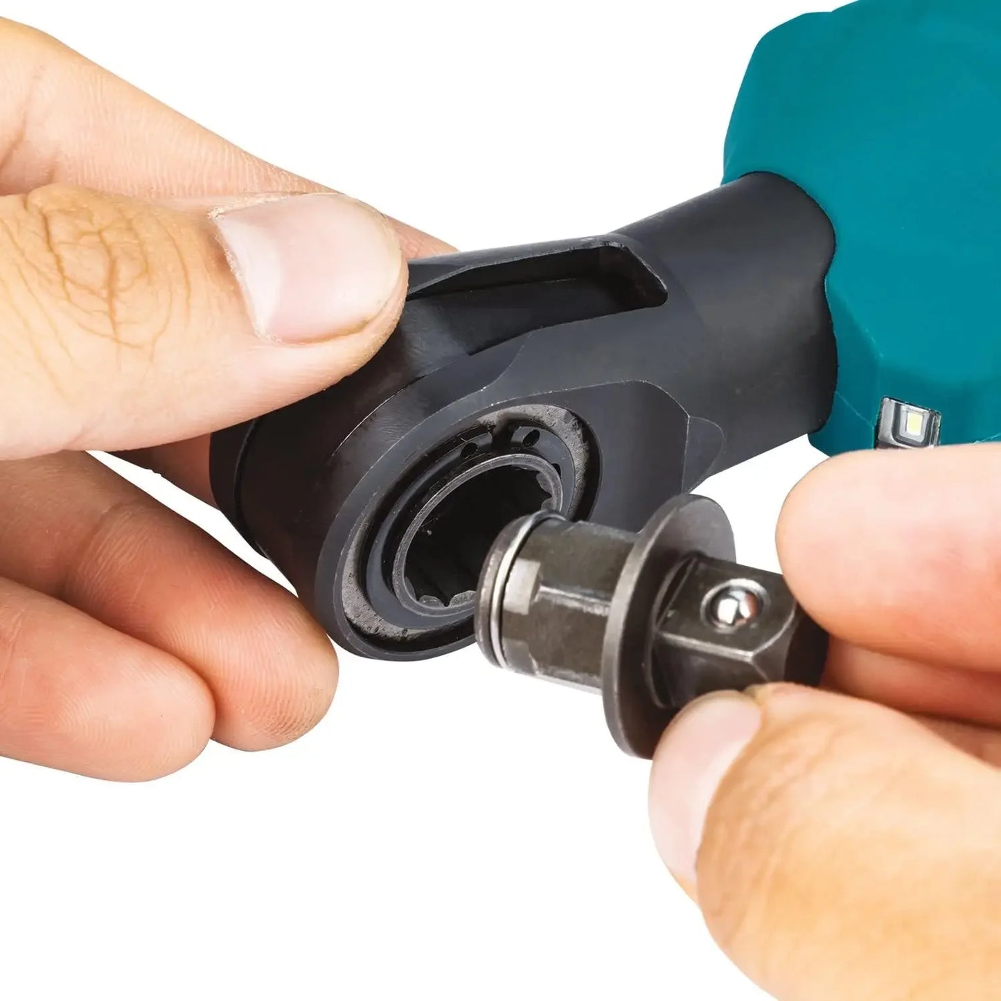 MAKITA DWR180Z 18V Cordless Ratchet Wrench 6.35mm Drive High-Torque 47.5 N·m Angle Socket Tool for Industrial & Auto Use