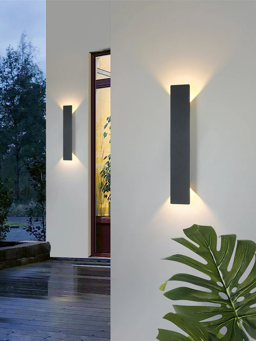 Modern Led Waterproof Outdoor Up Down Wall Lamp  Aluminum 18w LED Wall Light Indoor Decorated Wall Sconce