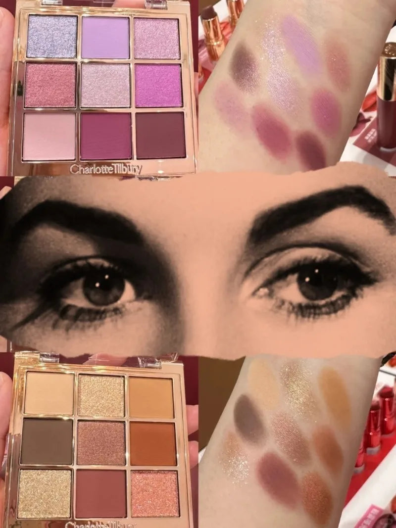 Charlotte Tilbury Aesthetic Scenery Eye Shadow Starlight Pink Soft Light Bicolor Disc Two Color Love Treasure Box Powder Blusher