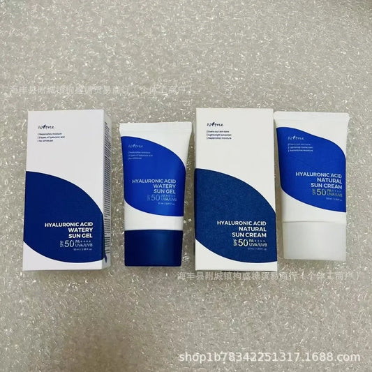Isntree Hyaluronic Acid Natural Leaf Sunscreen Hyaluronic Acid Refreshing UV-proof No Traces