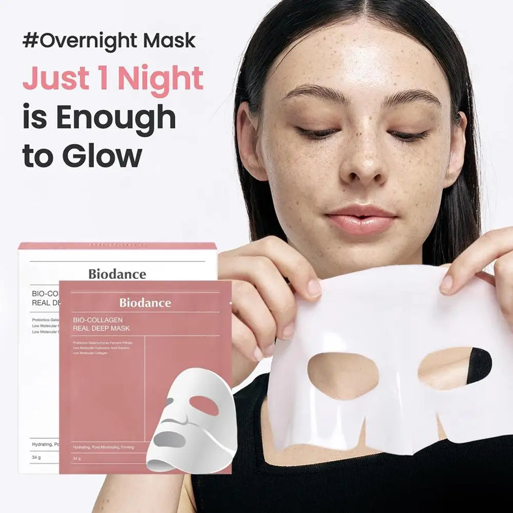 Korean Biodance Bio-Collagen Patch Mask Moisturizing Anti-wrinkle Shrink Pores And Brightening Antioxidant Improve Dullness