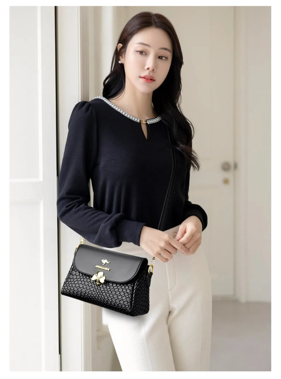 Luxury Handbags Women Bags Designer Crossbody Bags for Women 2025 High Quality Soft Knitting Leather bags Shoulder Bag Sac New