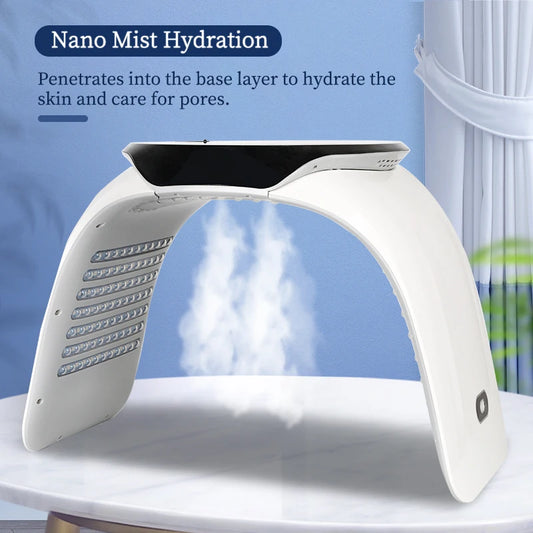 Cold And Hot Nano Water Supplement Spray Spectrometer Colorful Dynamic Red Light PDT Photon Rejuvenation Mask Beauty Instrument